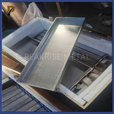 TZM Mo-La Alloy Molybdenum Boat For Aluminium Metal Smelting Furnace